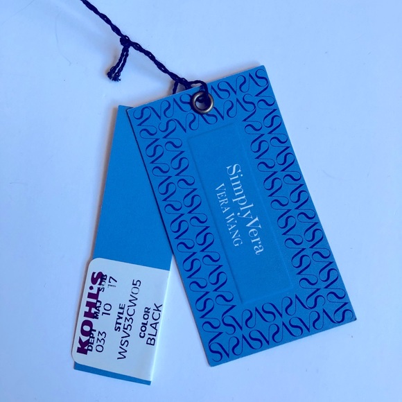 NEW VERA WANG Infinity Scarf Black Gray Women’s - Picture 3 of 9